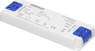 Furnizues energjie LED ORNO OR-ZL-1651, 12VDC, 30W, IP20, i bardhë