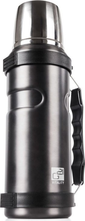 Termus G21 Thermo Bottle, 1000ml, çelik inoksi, gri me dorezë
