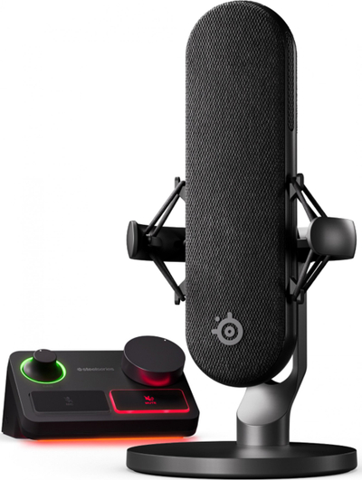 Mikrofon SteelSeries Alias Pro 61597, XLR Stream Mixer, profesional, i zi