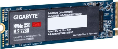 Disk Gigabyte 256 GB M.2 2280 PCI-E x4 Gen3 NVMe SSD (GP-GSM2NE3256GNTD)