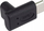 Adapter USB PremiumCord USB C mashkull në USB C femër 90°, USB 3.2 Gen 1, 5 Gbps, i zi