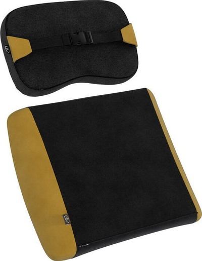 Сет гејминг перници noblechairs Memory Foam Heretics Edition, ергономски, мемори пена, црн