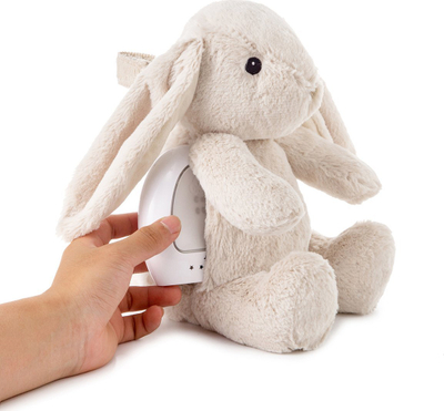 Lepurче за ноќ Cloud B Love Light Buddies Billy Bunny, ноќно светло, бел шум и музика, бел