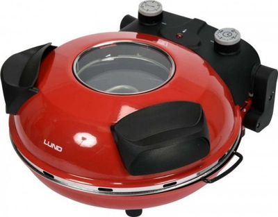 Furrë pice LUND 1200W, 400°C, me rregullim temperature me 5 shkallë, e zezë