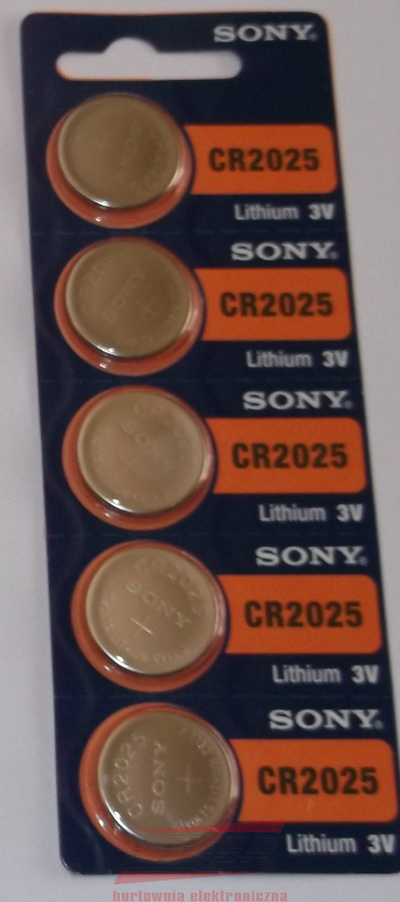 Bateri Sony CR2025 5 copë