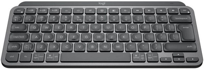 Мини тастатура Logitech MX Keys, US / INT, темно сива боја