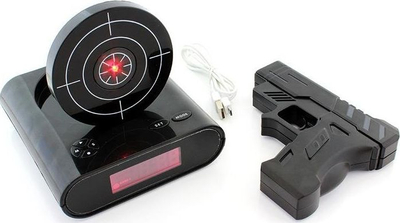 Orë zgjimi Sniper AG642, me pistole infrakuqe, me bateri, e zezë