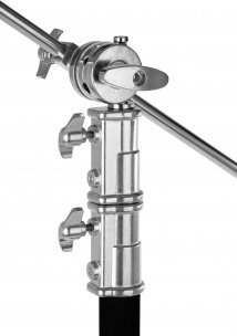 Stativ drite Camrock CS-330, lartësi gjer në 330 cm, mban deri 10 kg, ngjyrë argjendtë