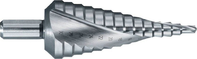 Freza konike me hapa TIVOLY D1 37, HSS, 6–37 mm, për metal