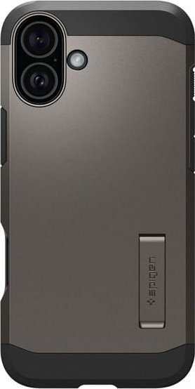 Mbrojtëse telefoni Spigen Tough Armor MagSafe, për iPhone 16, Gunmetal