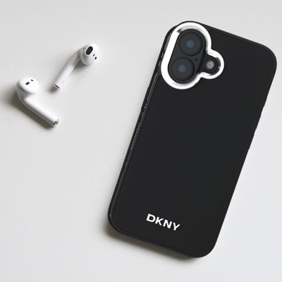 Mbulesë telefoni DKNY DKHMP15SPSCMCLK, për iPhone 15 6.1", MagSafe, e zezë