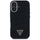 Маска за телефон Guess Denim Triangle Logo MagSafe за iPhone 16 6.1", тексас, црна