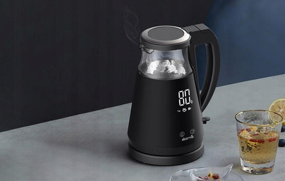 Ujvarë elektrike Deerma SH90W, 1.7L, rregullim temperature, e zezë