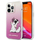 Maskë telefoni Karl Lagerfeld KLHCP14XCFNRCPI për iPhone 14 Pro Max, hardcase, rozë