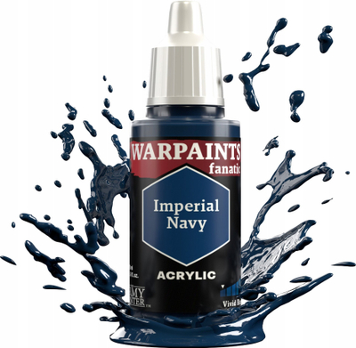 Bojë akrilike The Army Painter Warpaints Fanatic Imperial Navy, 18ml, blu e errët