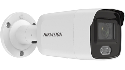 Kamerë IP bullet Hikvision DS-2CD2027G2-L 4mm, 2MP, ColorVu 24/7, e bardhë