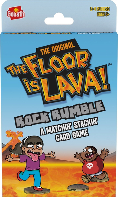 Lojë me letra Goliath Games The Floor Is Lava Rock Rumble, 2-4 lojtarë, për kalamaj 5+