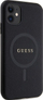 Kopertinë Guess GUHMN61PSAHMCK për iPhone 11 XR, Saffiano, MagSafe, e zezë