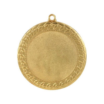 Medalje sportive Victoria Sport, çelik, 70mm, vend për emblemë 50mm, ngjyrë ari