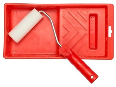 Сет валјак за боја Okko, пена 11cm, тава 15x32cm, природна боја