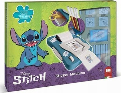 Set krijues Multiprint Stitch Sticker Machine, dispenser ngjitësesh, vula dhe gjëra të tjera, shumëngjyrësh