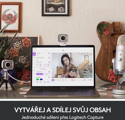 Kamerë Logitech StreamCam C980, e bardhë