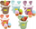 Set rëre për kalamaj Nicola Toys Mini, kovë, lopatë, grep, forma kupcake shumëngjyrëshe