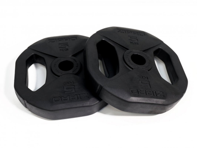 Set pesha fitnesi Zipro Body Pump, 5 kg, të zeza