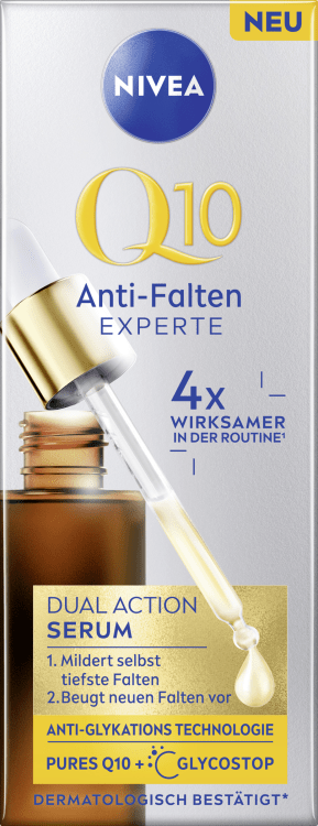 Serum për fytyrë Nivea Anti-Falten Q10 Experte Dual Action, 30 ml