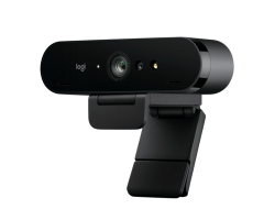 Logitech Brio 4K Webcam - Ultra HD, HDR, 90fps, Windows Hello, Graphite