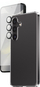 Set mbrojtës telefoni PanzerGlass SAFE 3 në 1, për Samsung Galaxy S24, xham ekrani, maskë edhe mbrojtës kamere, transparent