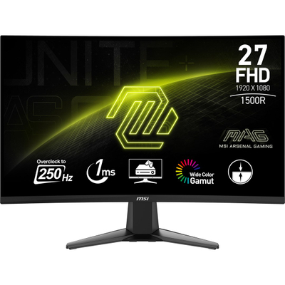 Monitor MSI MAG 27C6X, 27", 250Hz, Full HD, i zi