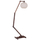 Llambadar dyshemeje HM7701.01, dru arre, abazhur sferik litar, beige