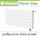 Radjator panel Stelrad Planar Style, 982 W, 800 x 600 mm, i bardhë