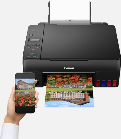 Pajisje shumëfunksionale Canon Pixma G650, Inkjet MegaTank, Wi‑Fi, e zezë