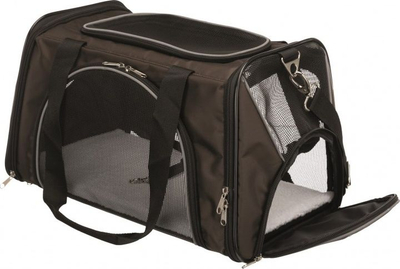 Çantë transportuese për kafshë Trixie Joe, 28 x 28 x 47 cm, poliestër, kafe