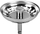 Site lavamani McAlpine BWSTTOP PU, 80mm diametër, metal, krom