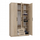 Dollap garderobe Romana 120, me pasqyrë, 120x52x205 cm, sonoma oak