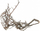 Dекор за аквариум Terra Natura Japanese Root Black S, природен корен, 10–15 cm, црн