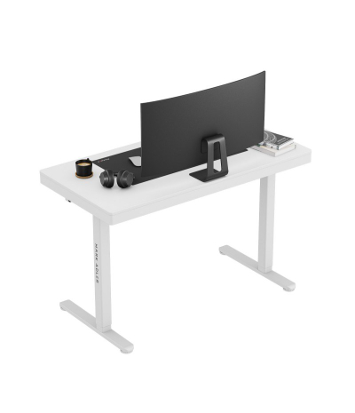 Tavolinë elektrike MA Leader 8.2, 120x60 cm, rregullim lartësie, e bardhë