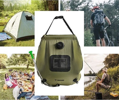 Dush kampingu Trizand Tourist Shower 23495, 20L, diellor, i zi