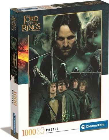Puzzle Clementoni The Lord of the Rings, 1000 copa, 70 x 50 cm, shumëngjyrësh