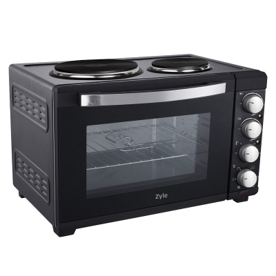 Електрична рерна Zyle ZY538EO, 38L, 3200W, две плочи, црна