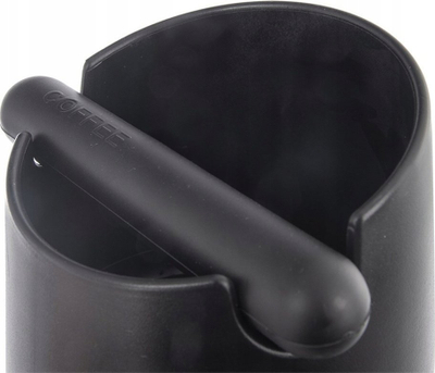 Enë për llumin e kafesë ORION Coffee Knock Box, kompakte, plastike, e zezë
