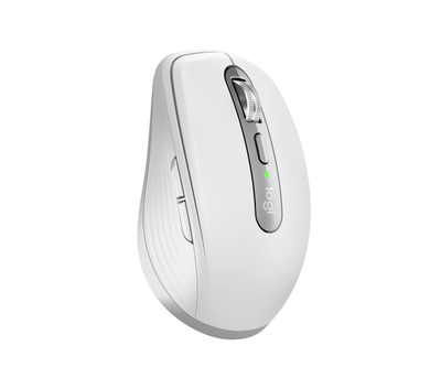 Maus Logitech MX Anywhere 3S, wireless, Bluetooth, gri e hapur