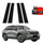 Folie mbrojtëse karboni për shtyllë B Skoda Kodiaq 2, set 4 copë, 2024-2026, e zezë