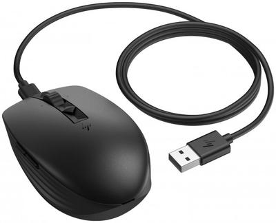 Maus HP 710 Rechargeable Silent, pa tela, rikarikues, i zi