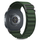Rrip ore inteligjente Tech-Protect Nylon Stripe, për Samsung Galaxy Watch 8 8 Classic, najlon, jeshil i errët