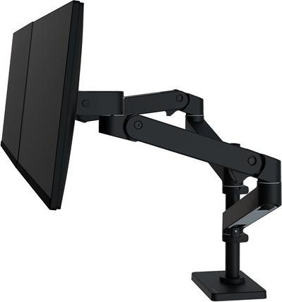 Krah monitori Ergotron LX Pro Series 45-690-292, deri 27", montim në tavolinë, i zi