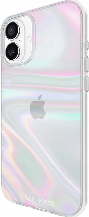 Mbështjellës telefoni Case Mate Soap Bubble, për iPhone 16 Plus, iridescent